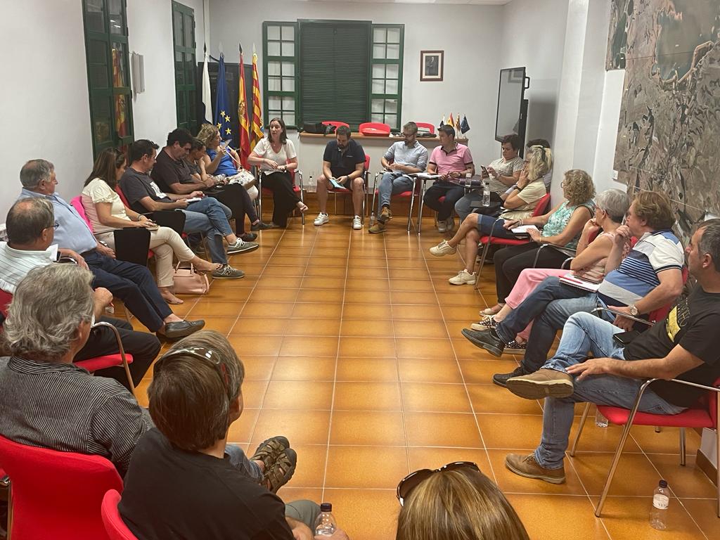 Reunión de representantes del PSOE en Alcalá de Gurrea