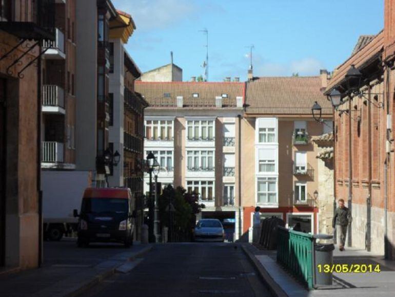 Imagen de la calle Doctrinos en la capital palentina