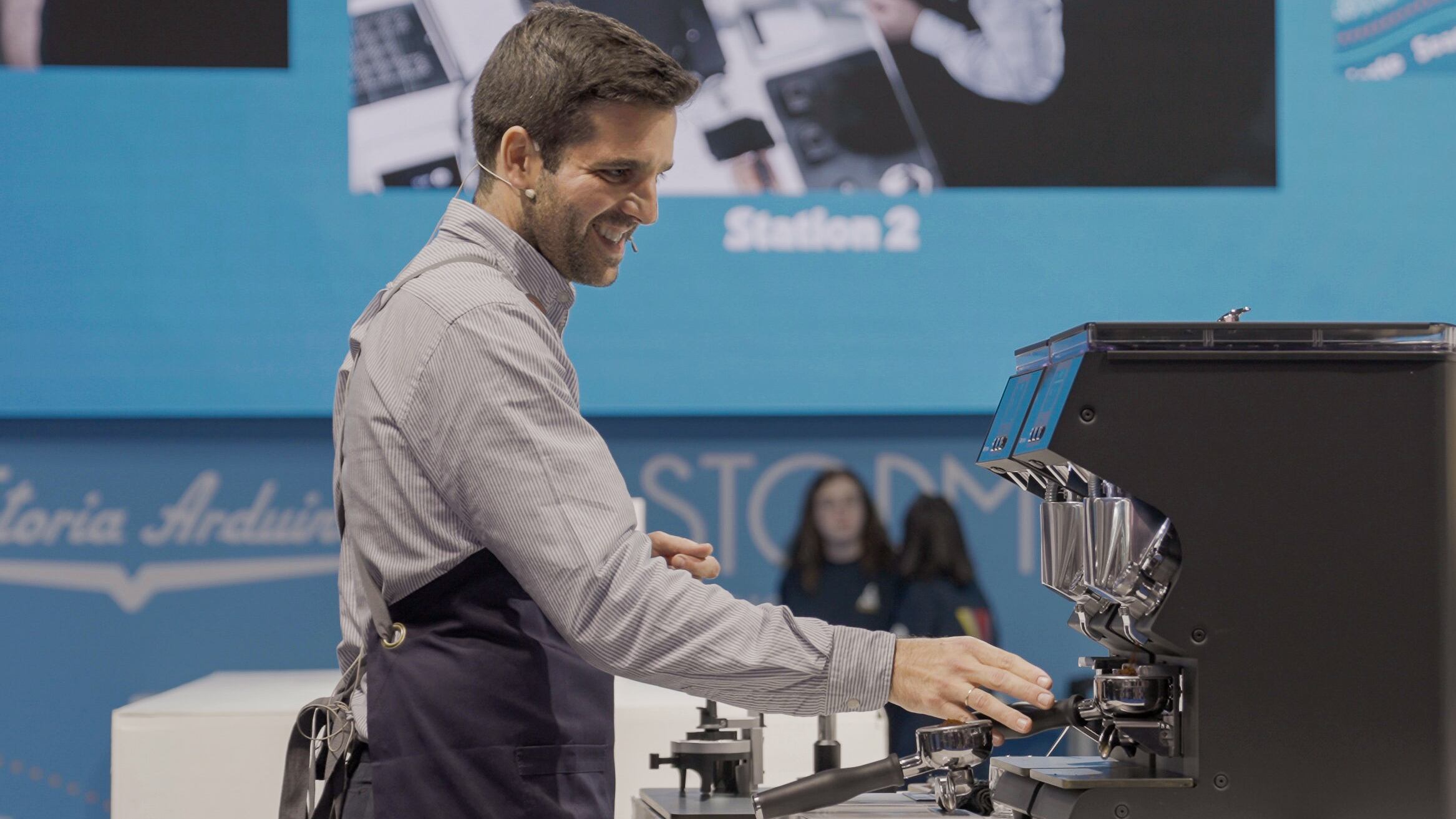 Marcos González en el Campeonato Mundial de Baristas