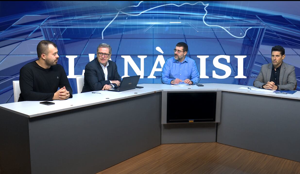 Un momento del programa L&#039;Anàlisi de Telesafor que se ha centrado en los presupuestos municipales.