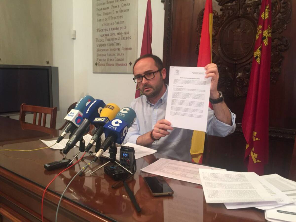 El anterior equipo de Gobierno de Lorca gastó en seis meses el 90% del presupuesto, según el PSOE