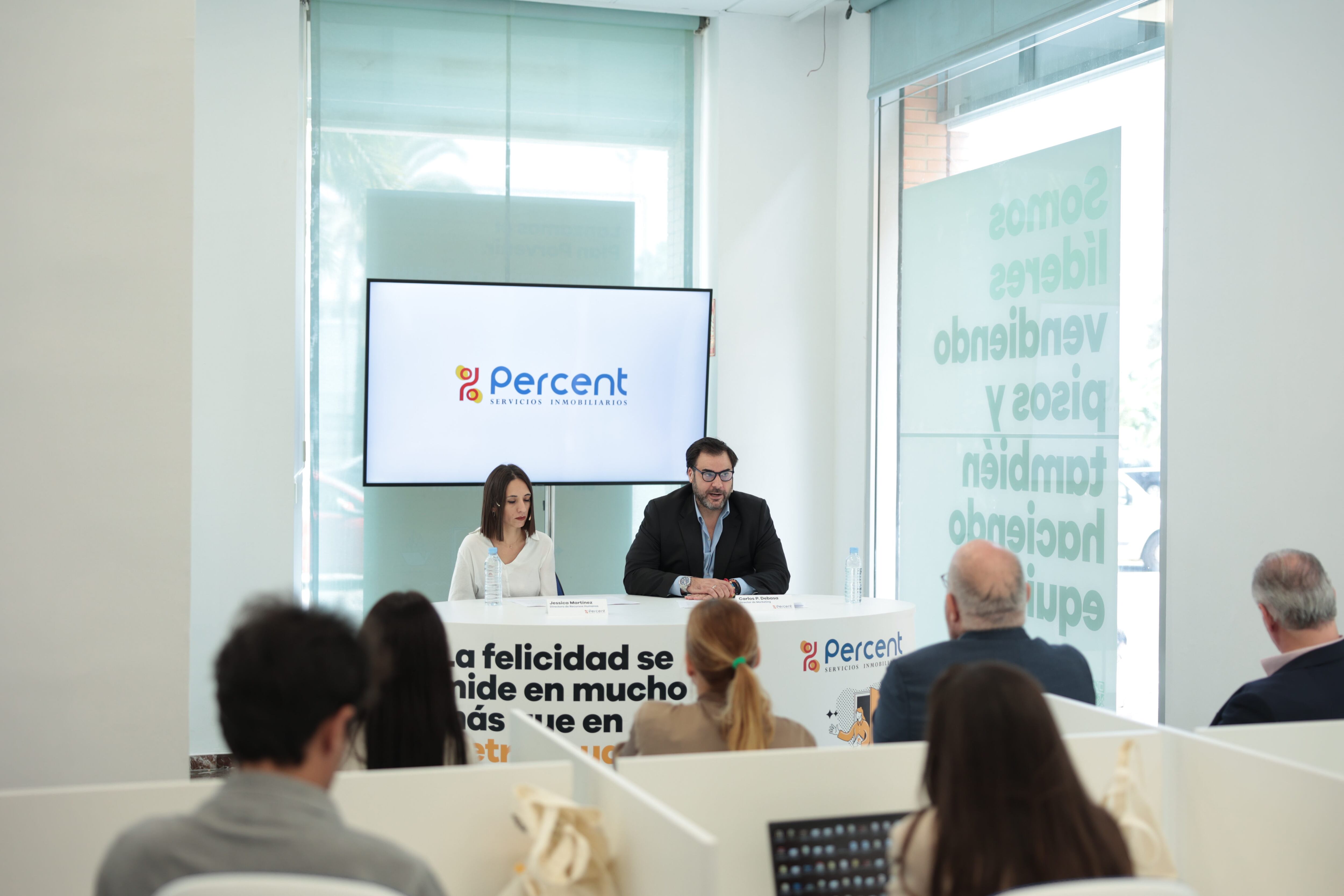 La inmobiliaria Percent pone en marcha la jornada de cuatro días con la misma remuneración para todo su equipo en España