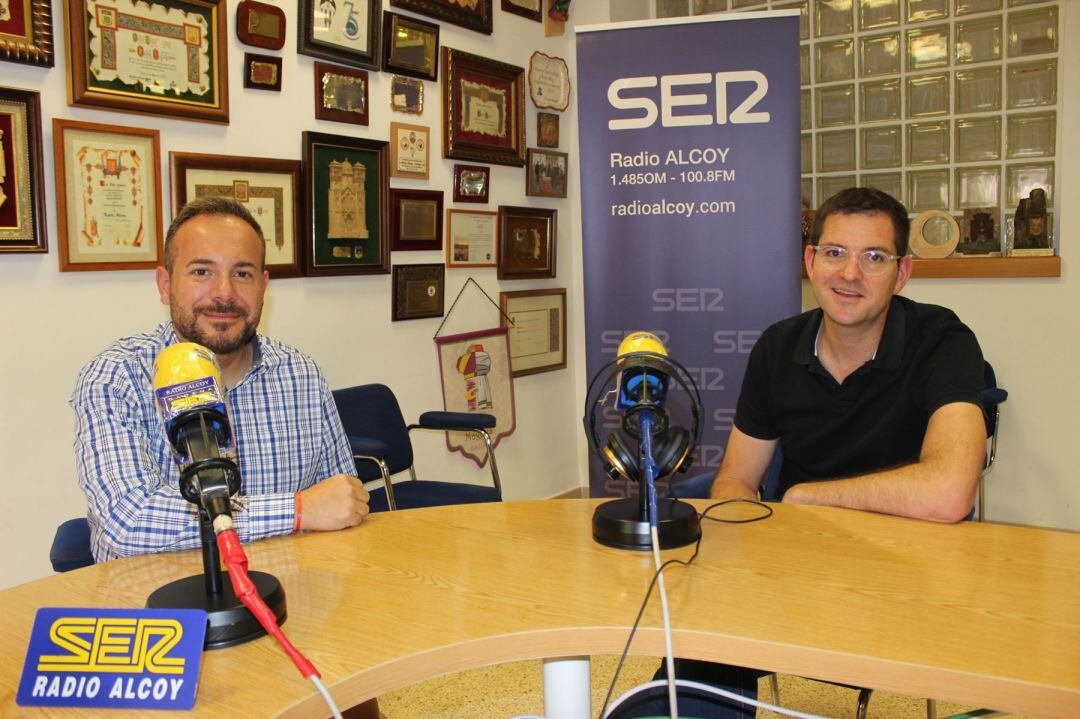 El orientador de La Salle Francesc Bravo y el director del centro, Marc Segura