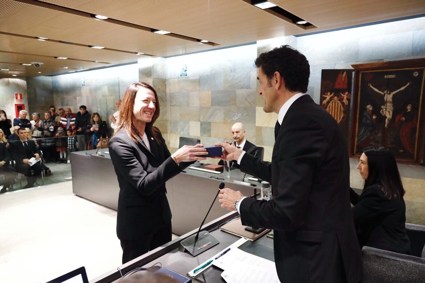 La cònsol major, maria del Mar coma, substitueix Josep Àngel Mortés a Ordino