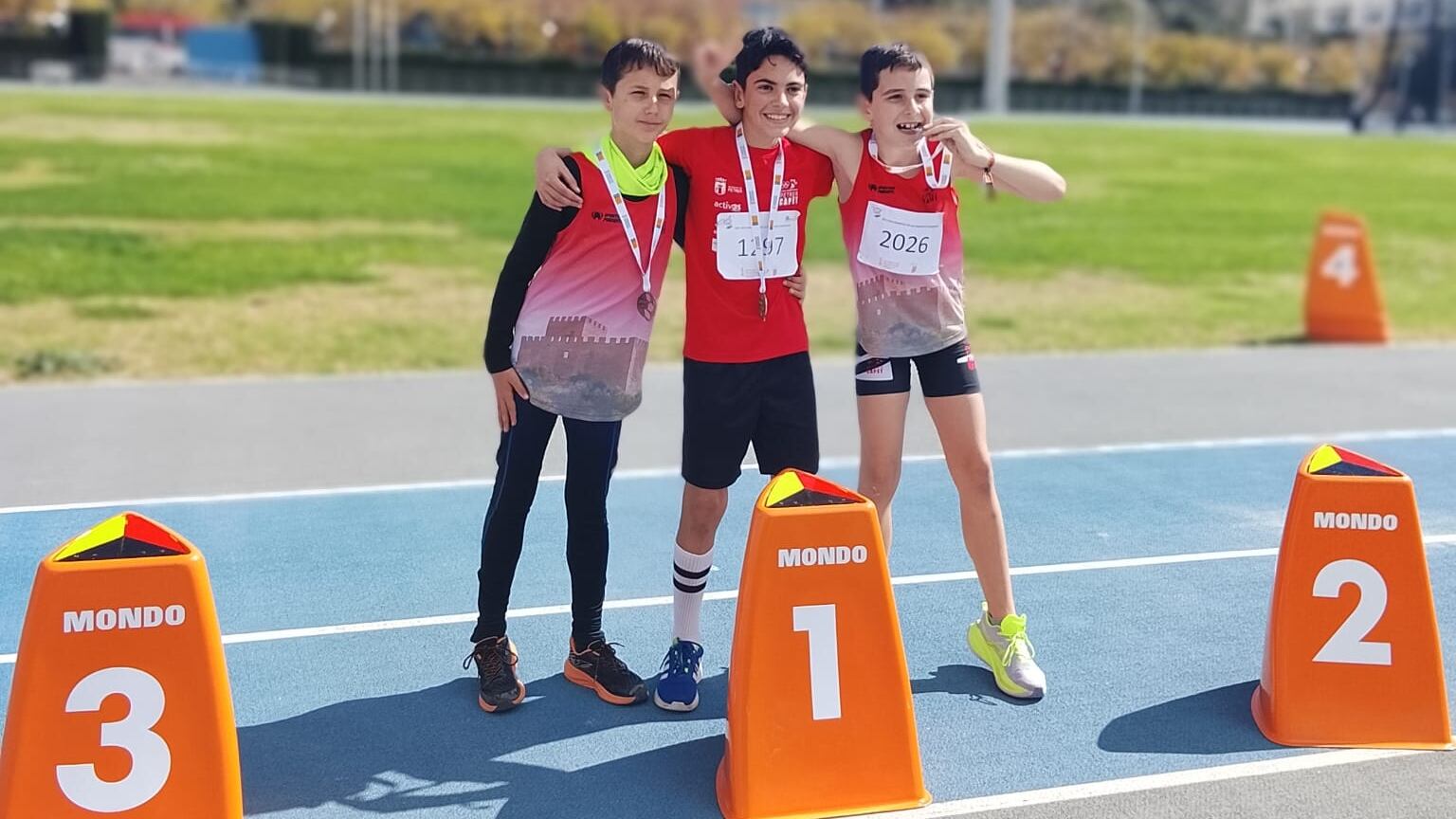 Podio Sub-12 en combinadas