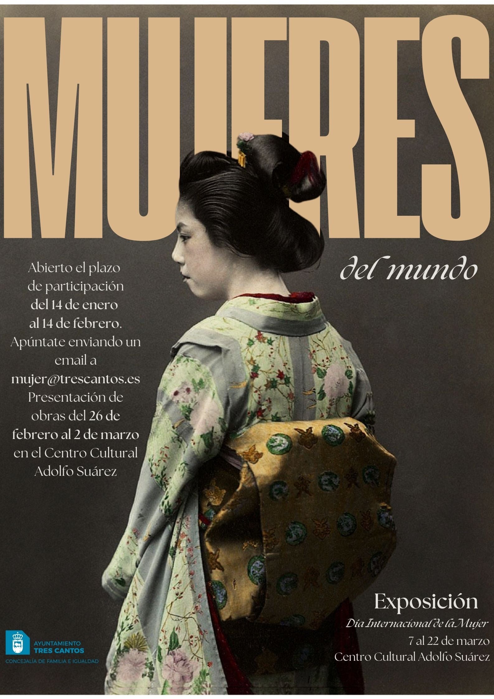 Cartel que anuncia la exposición ‘Mujeres del mundo’