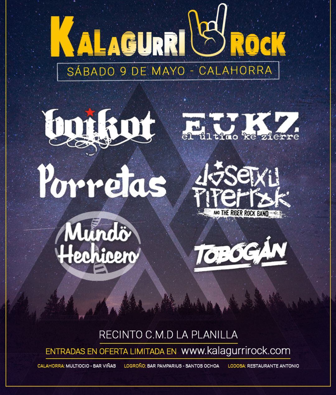 Kalagurri Rock suspendido por el covid-19