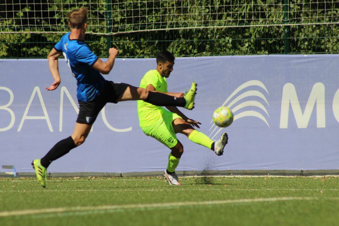Imatge del partit entre El FC Andorra i l'Inter.