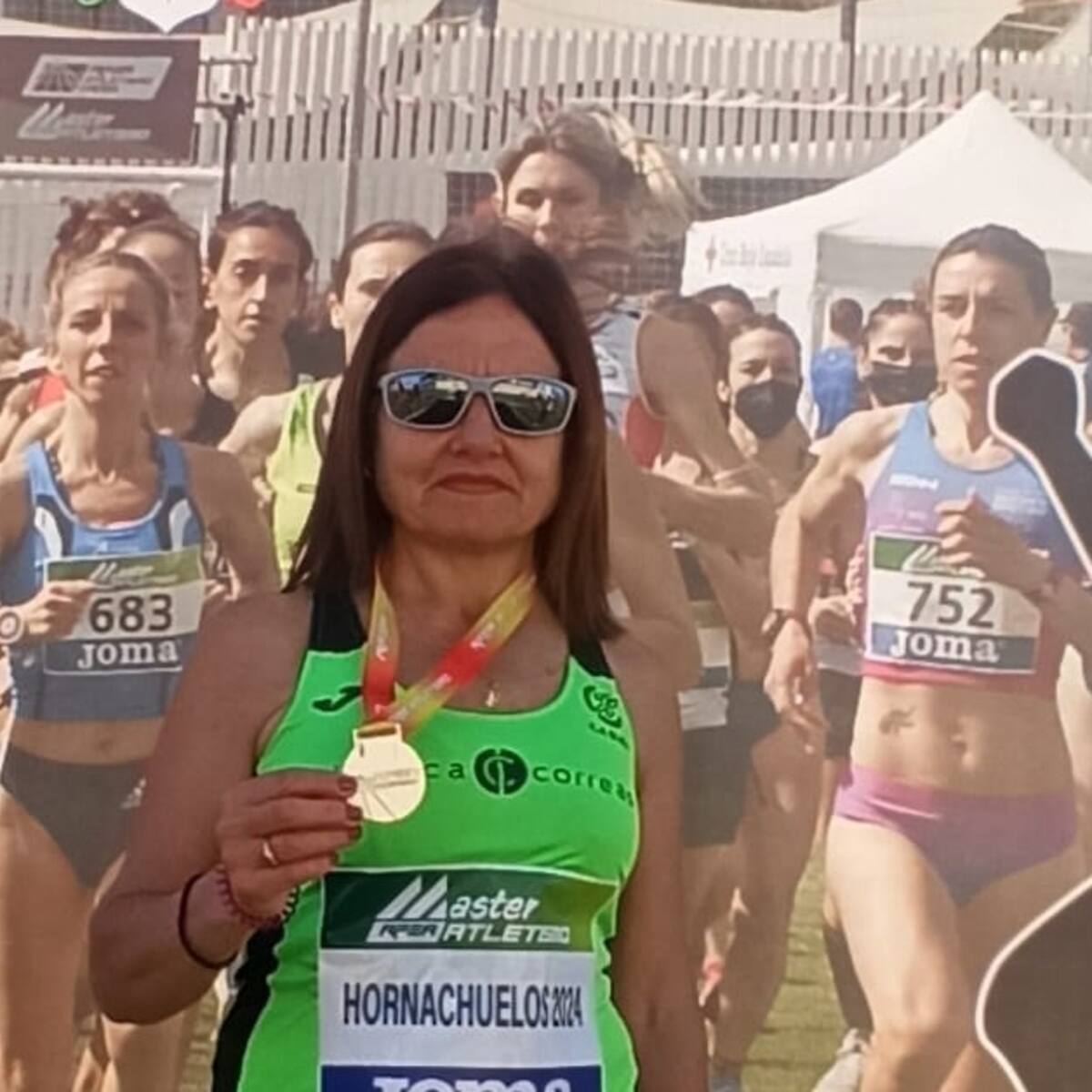Paqui Tárraga (Club Atletismo Elda), subcampeona de España Máster de campo a Través
