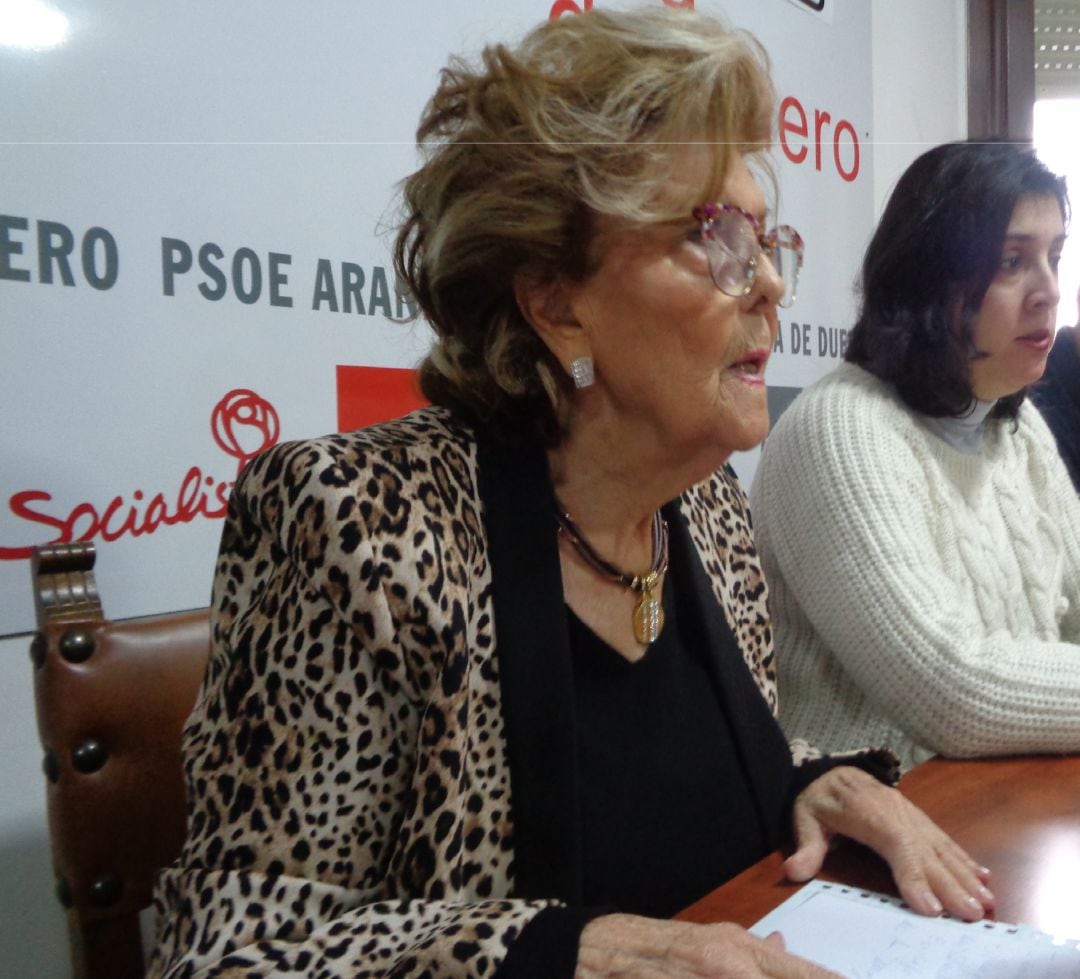 Imagen de archivo de Leonisa Ull, cabeza visible de la asociación de Mujeres Progresistas Rosa de Lima Manzano (enero de 2019)