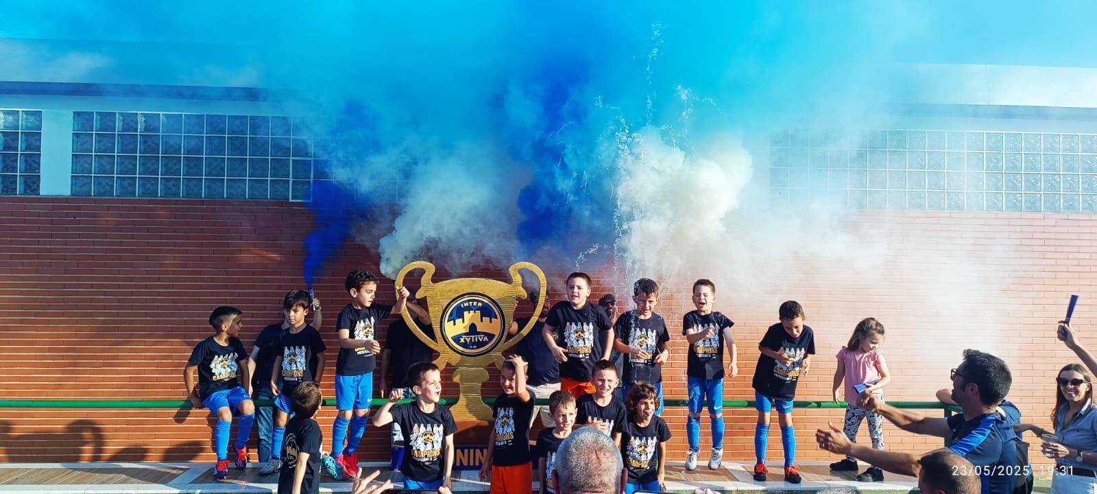 Celebración del título del Inter Xàtiva (Foto: Inter Xàtiva)