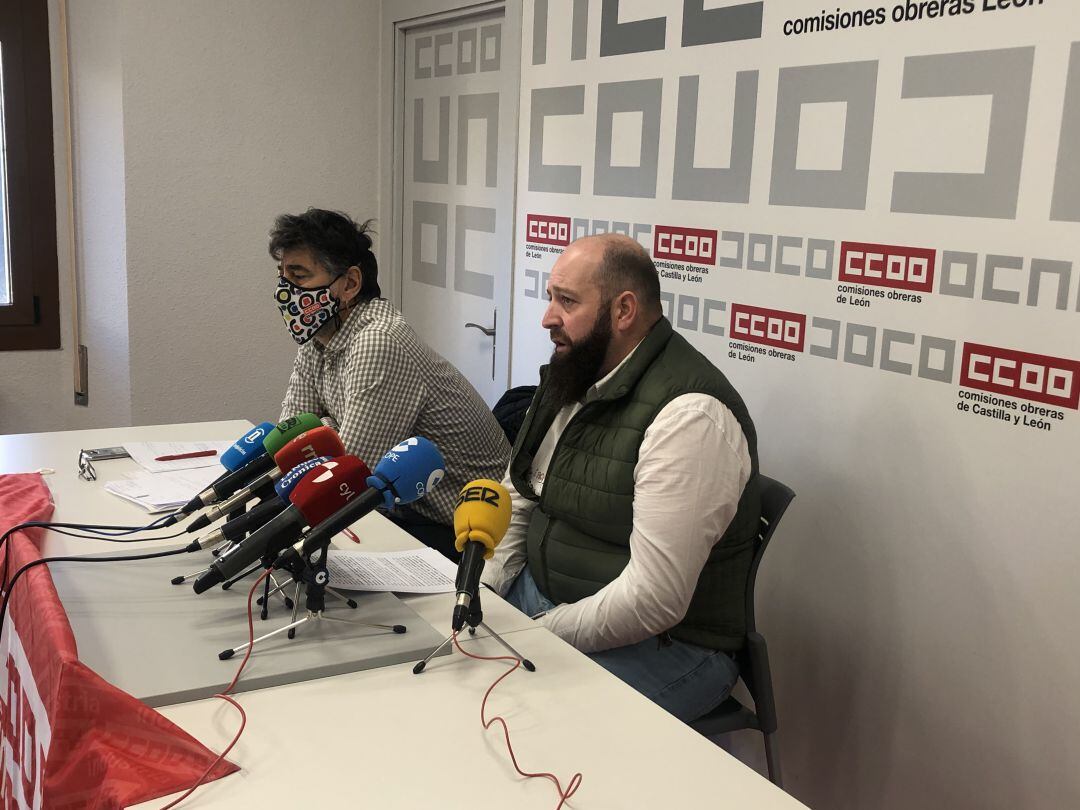 Comisiones Obreras ha hecho hoy balance de la situación de la industria en León 