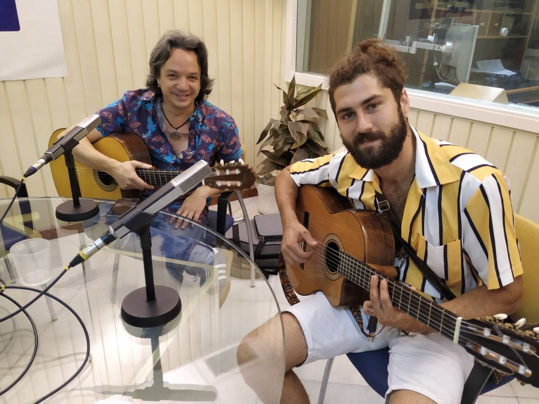Astola & Ratón en los estudios de Radio Jerez - Cadena SER