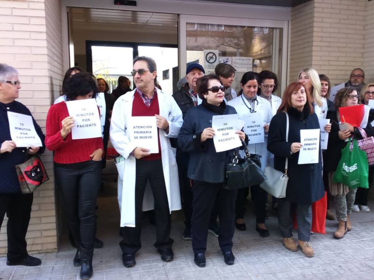 Los médicos de Primaria paran este miércoles 10 minutos reclamando más tiempo de atención a sus pacientes
