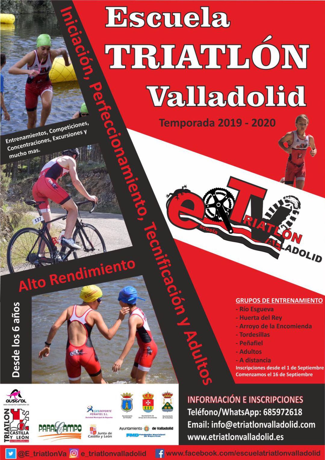 Cartel Triatlón