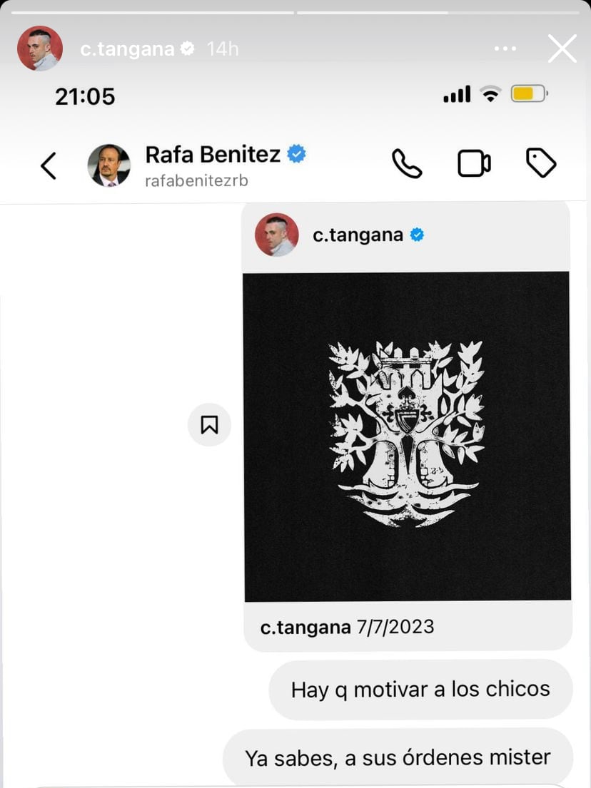 C.Tangana envía un mensaje al nuevo entrenador del Celta