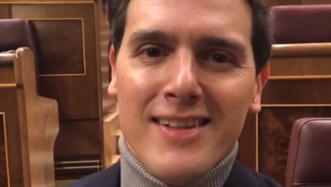 Albert Rivera se despide del Congreso de los Diputados.