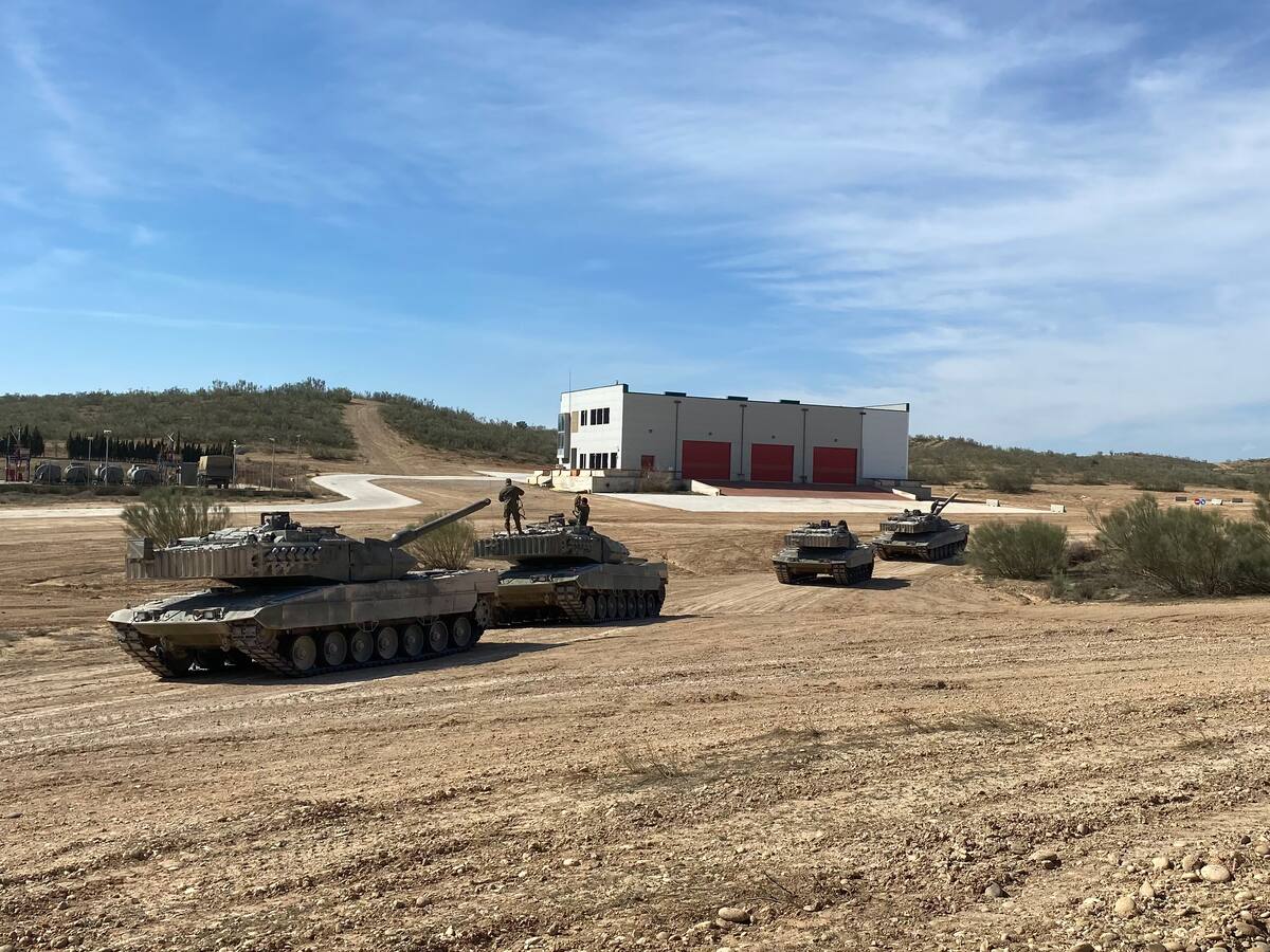 El grupo táctico de ‘Muy Alta Disponibilidad’ de la OTAN perfila sus maniobras en Zaragoza