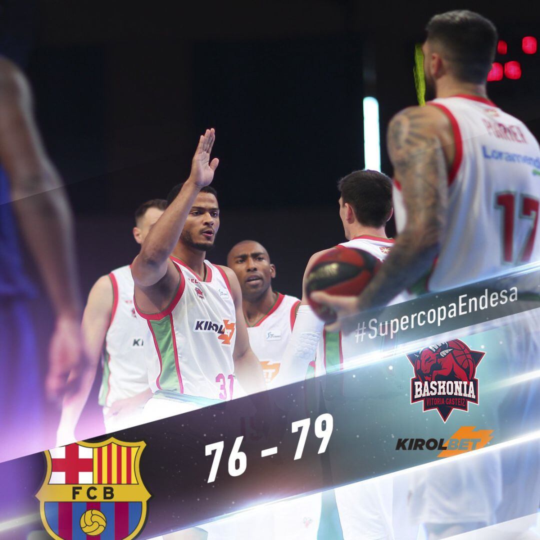 Shields celebra con Poirier el pase a la final de la Supercopa.