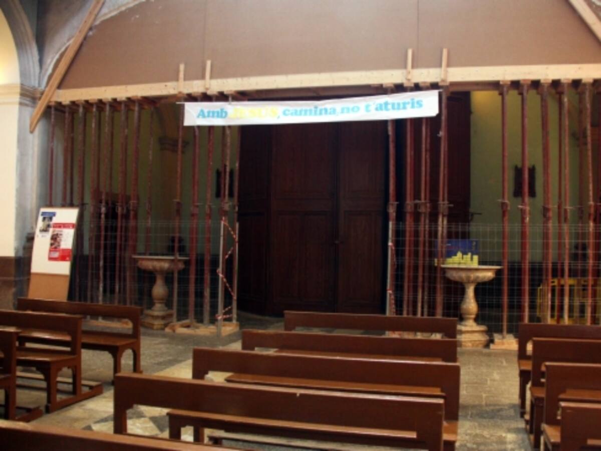 Reforçaran l'església de Constantí perquè no caigui a trossos
