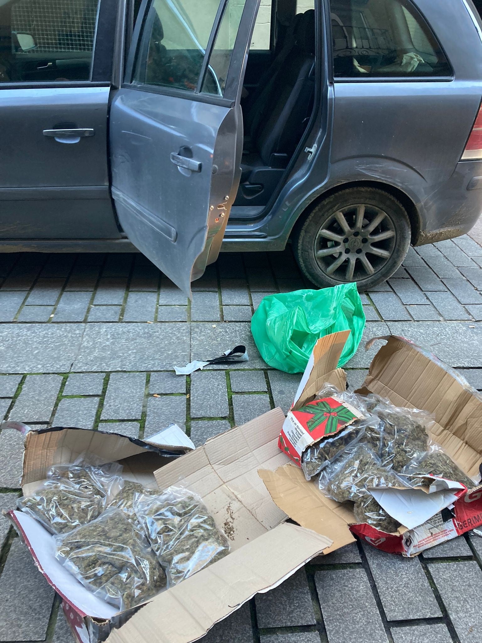 Marihuana interceptada