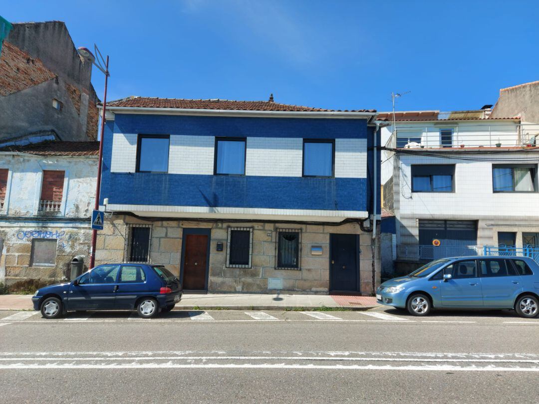 Una de las casas en las que se ha producido la redada