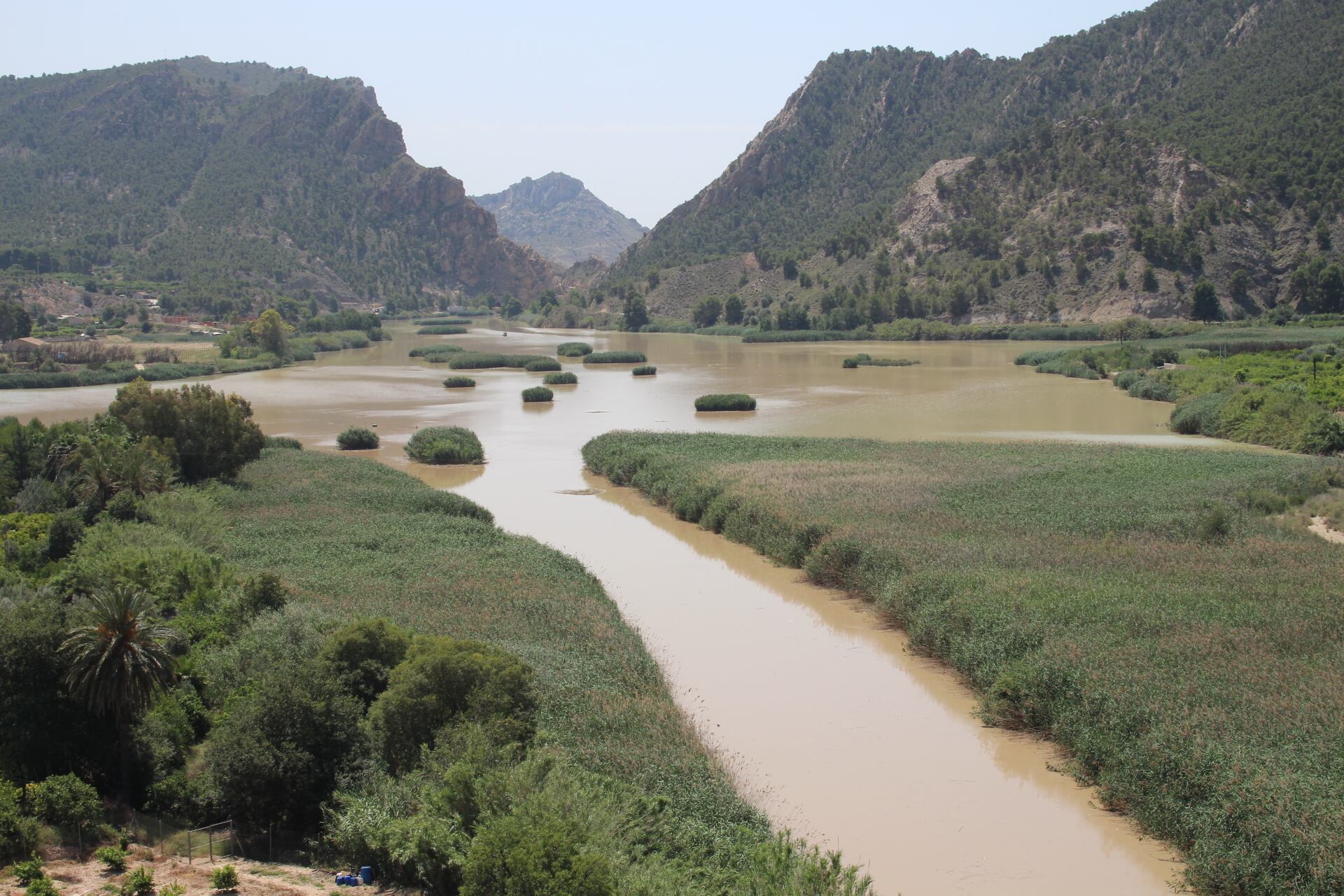 Embalse de Ojós tras la DANA de 2023