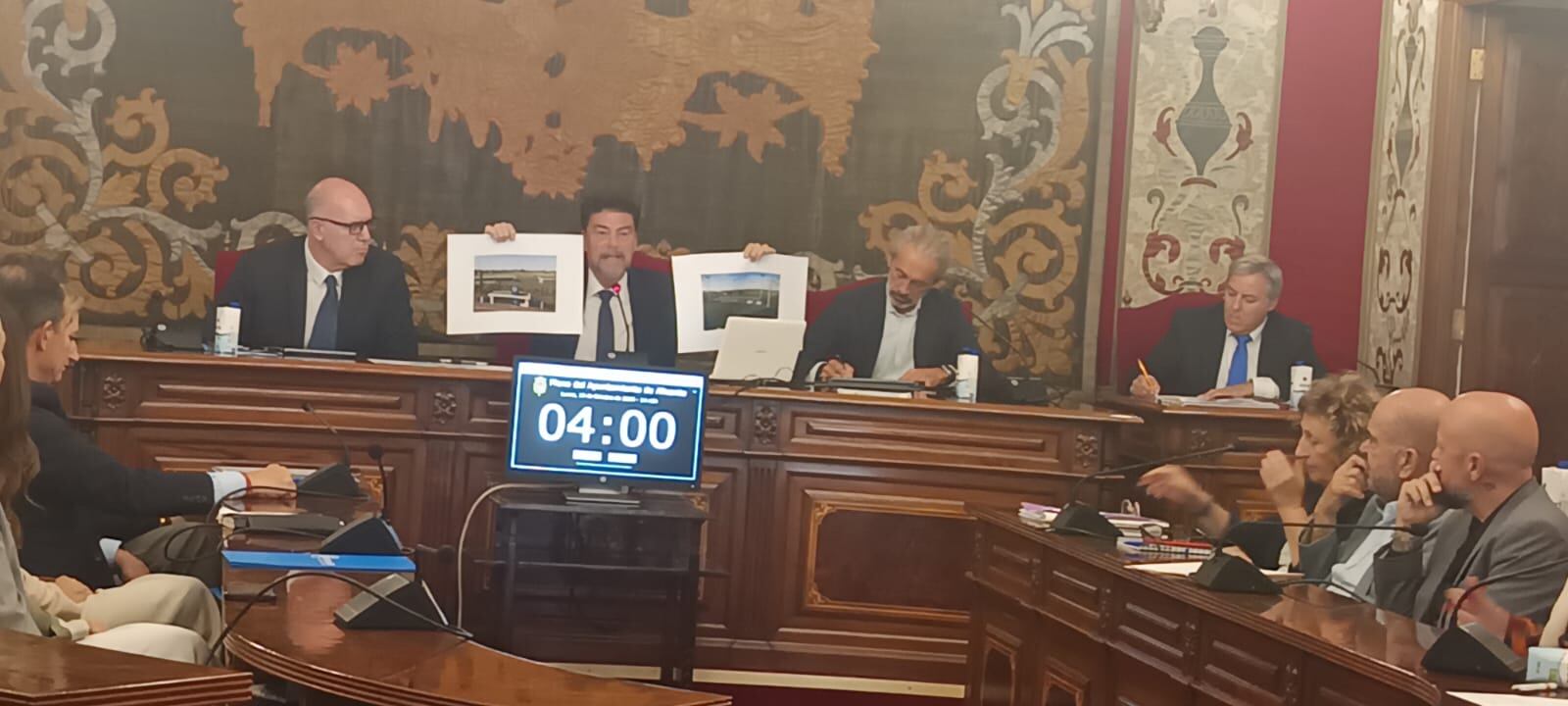 Luis Barcala, alcalde de Alicante, anuncia la Ciudad Deportiva del Hércules CF