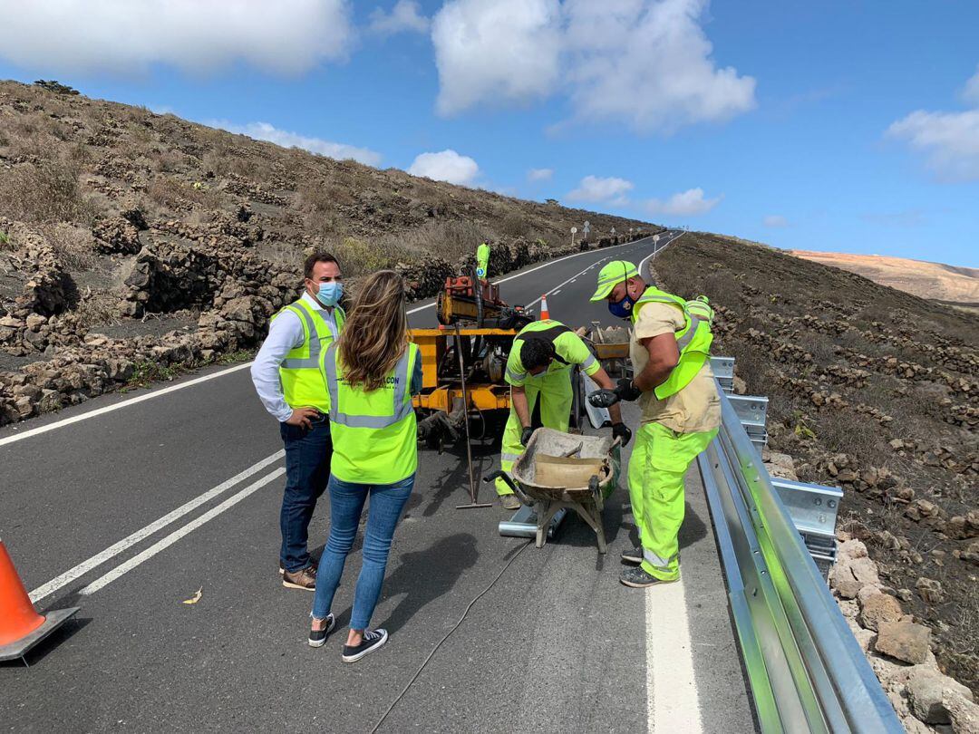 El consejero de Obras Públicas, Jacobo Medina, visitó recientemente las obras de instalación.