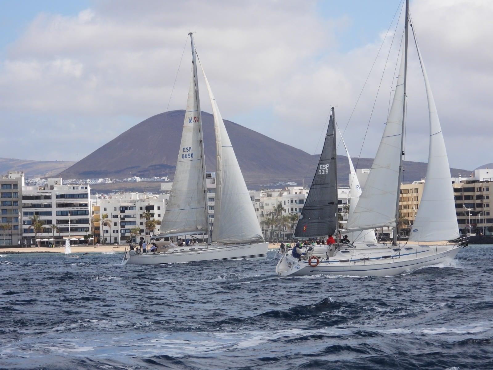 Participantes en la Regata La Graciosa – Trofeo Líneas Romero.