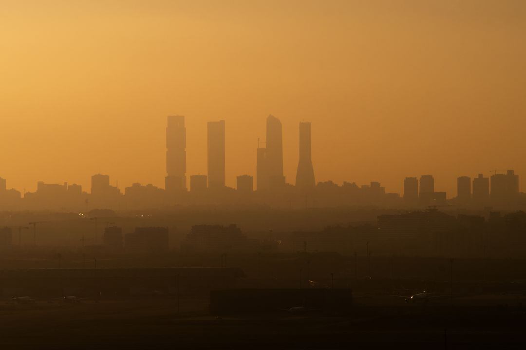 Imagen de la zona financiera de Madrid