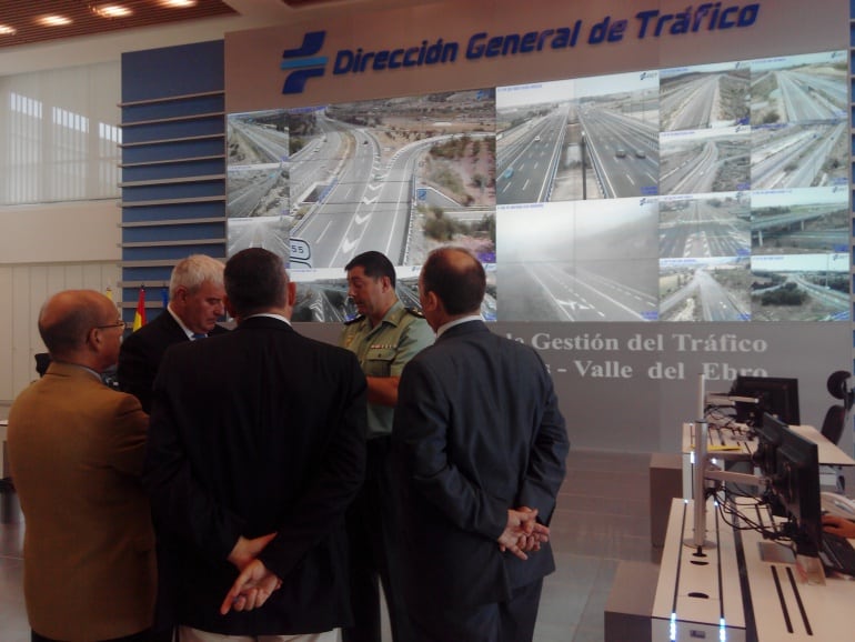 Desde el Centro de Gestión del Tráfico &quot;Pirineos-Valle del Ebro&quot; de Zaragoza se vigilarán todas las carreteras españolas