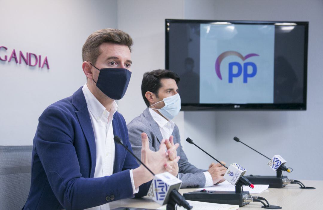 Víctor Soler y Daniel Martí, concejales del PP