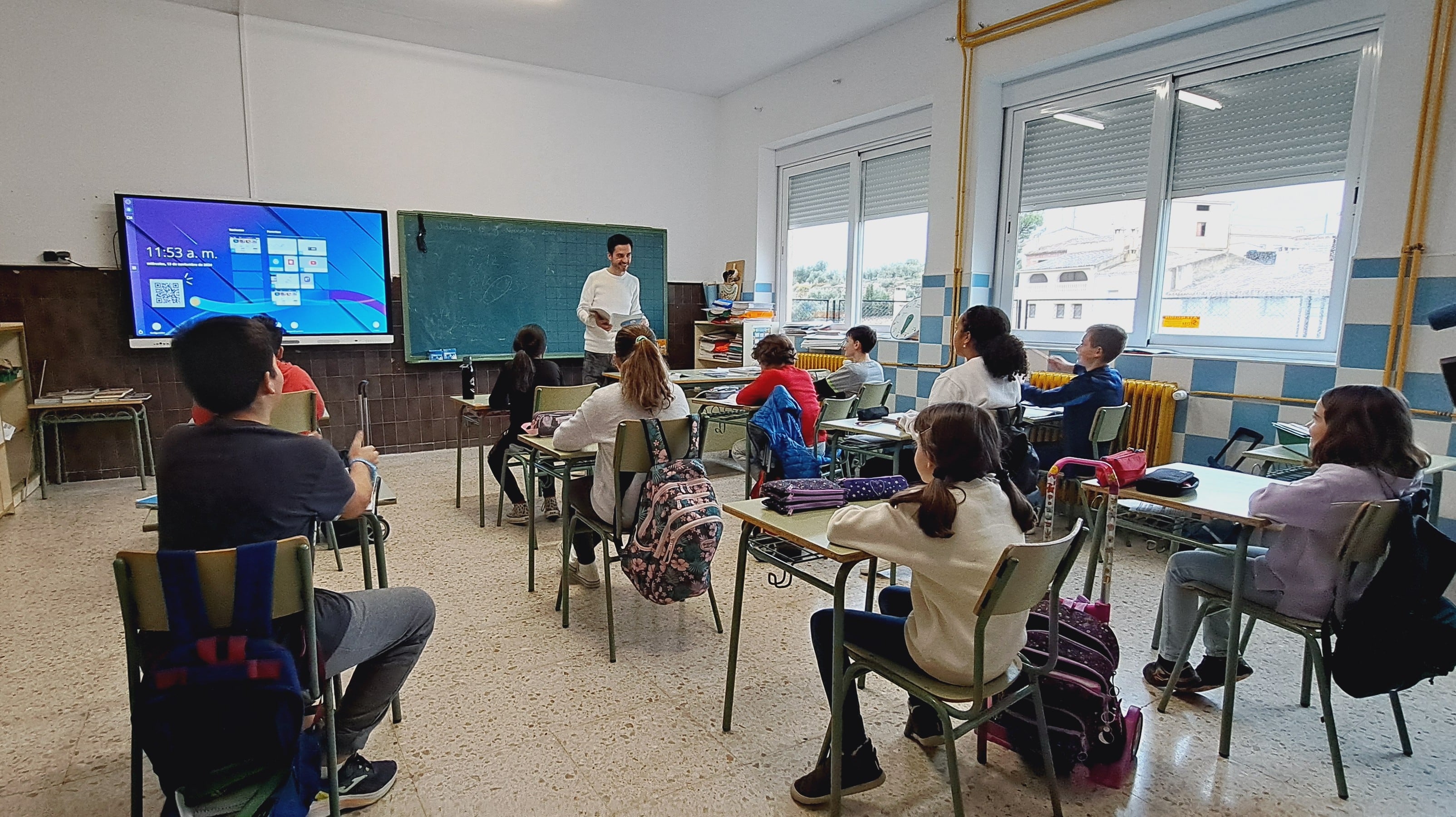 Los niños de Letur han vuelto al colegio de su pueblo tras la DANA que asoló la localidad serrana