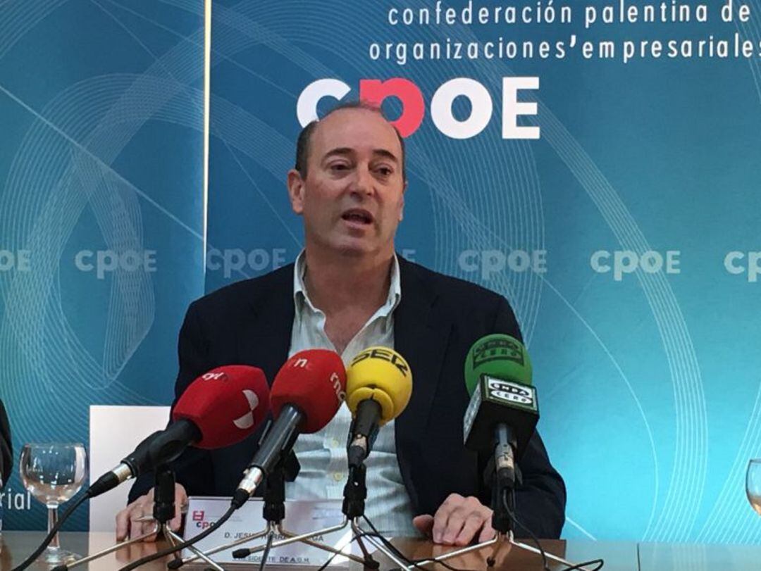 José Ignacio Carrasco es el presidente de la Confederación Palentina de Organizaciones Empresariales (CPOE)