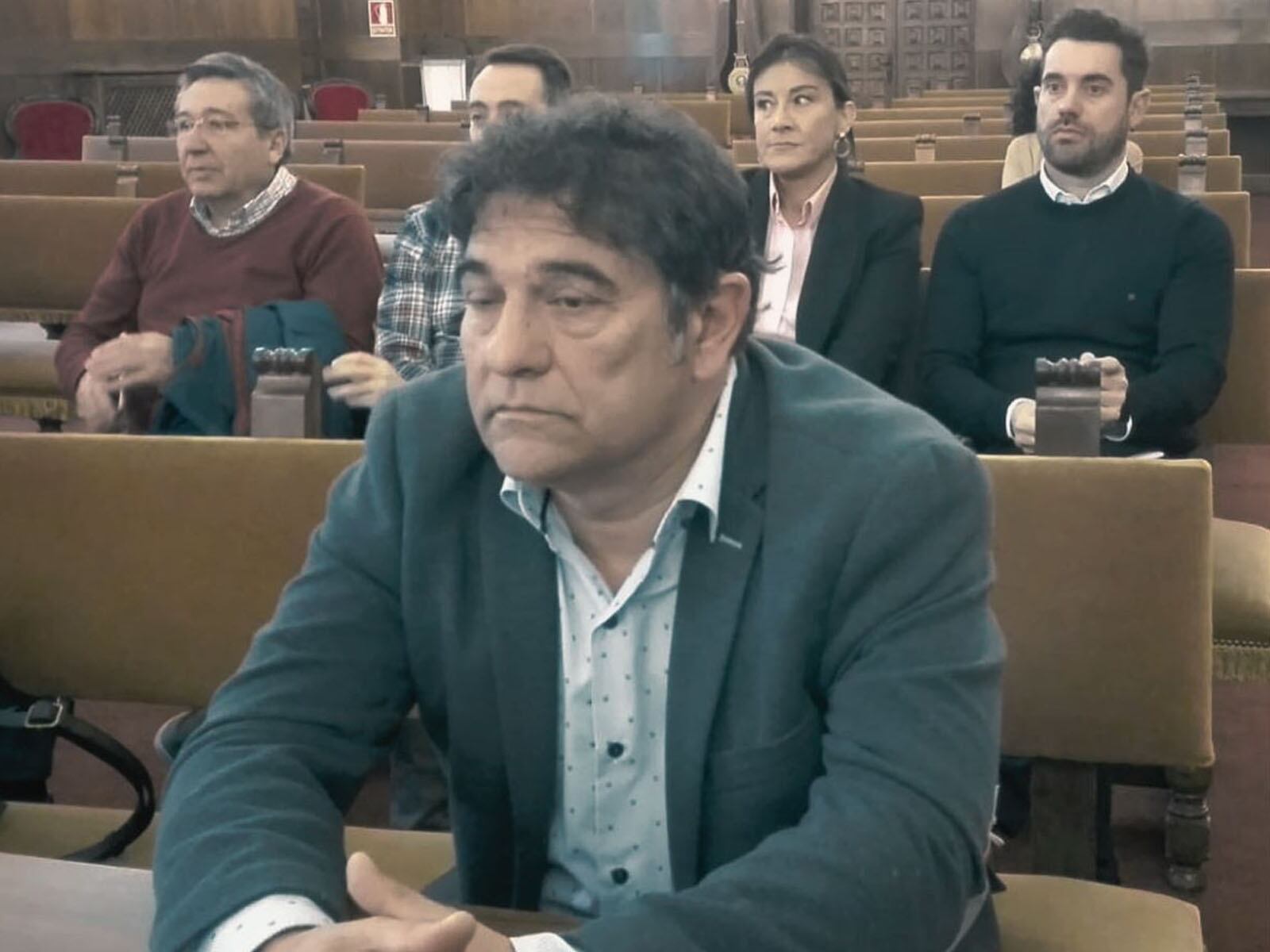 Ángel Calleja, nuevo diputado provincial del grupo socialista antes de tomar posesión de su acta