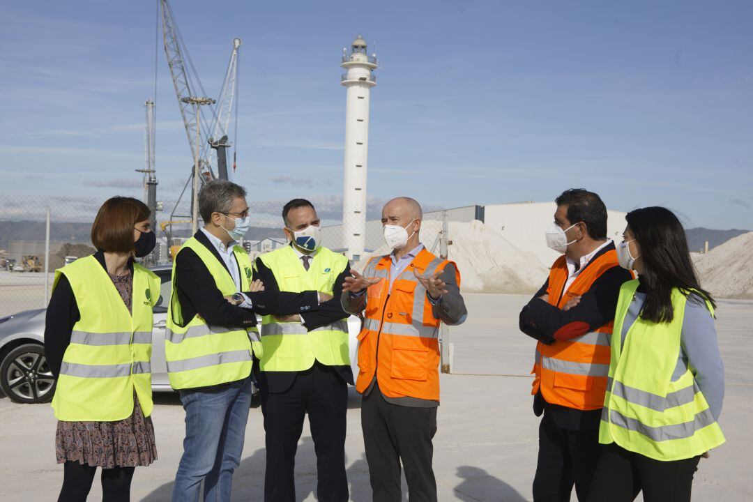 Visita del conseller Arcadi España a PortCastelló