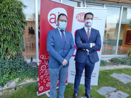 David Ballesteros, presidente de AJE Ciudad Real y Gonzalo Redondo, Vicepresidente de la Diputación