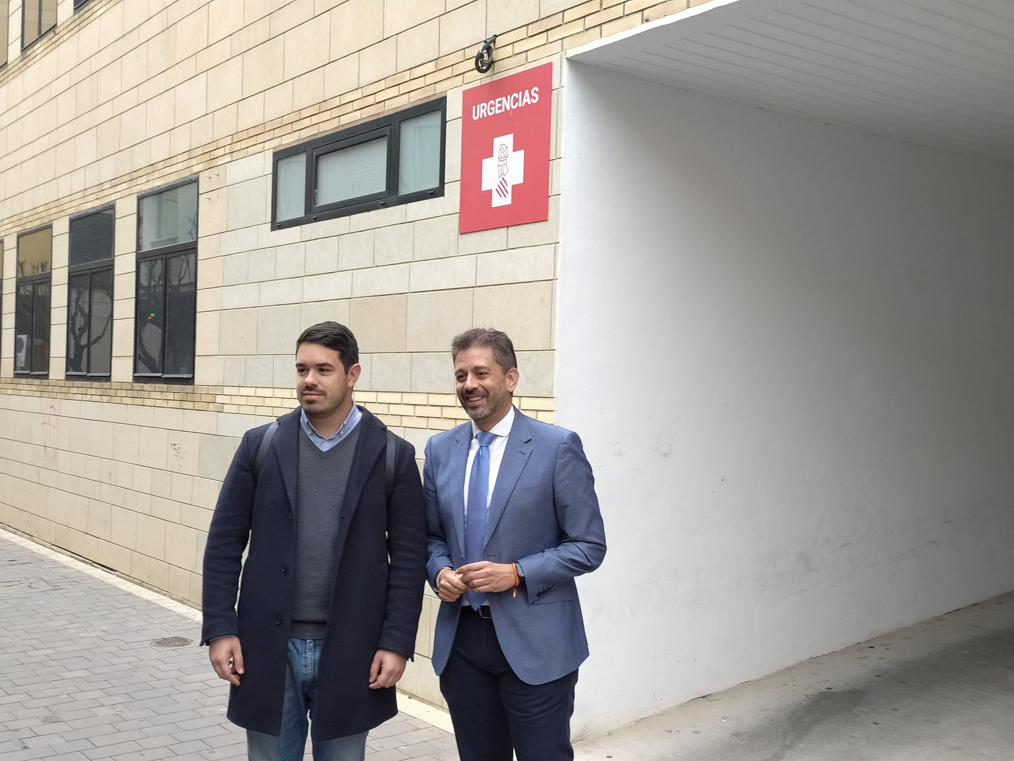 Juan José Zaplana acompañado de Miguel Angel Salguero