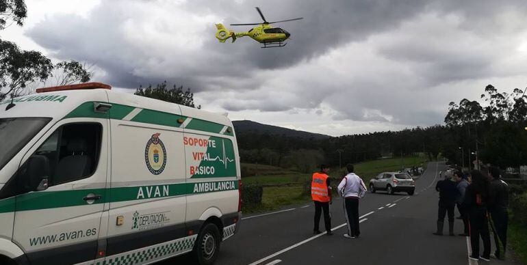 Medios desplegados en el accidente