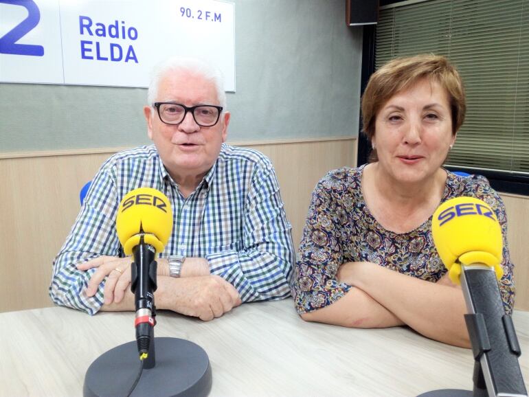 Ana Hurtada  y Juan Deltell en Radio Elda SER