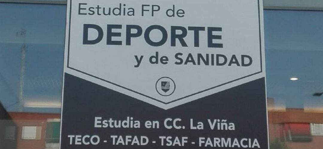 Anuncio apertura centro privado de FP en Sanse