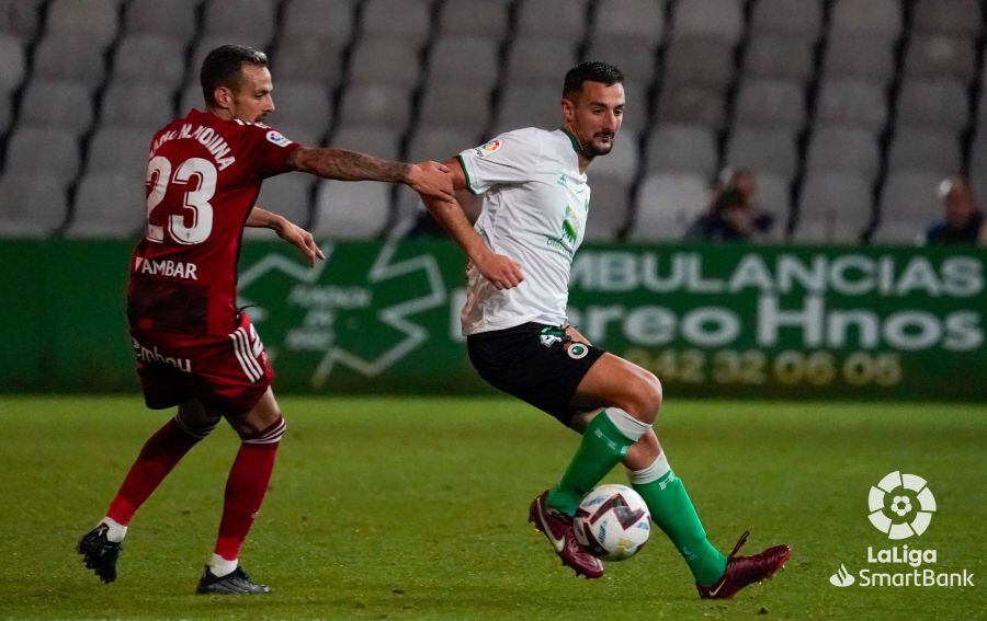 Pol Moreno, contra el Real Zaragoza