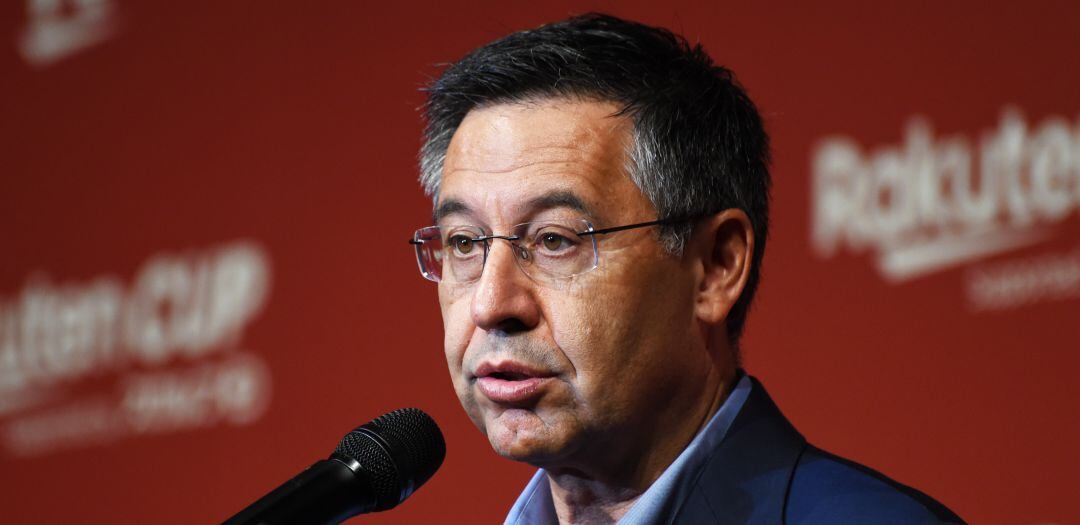 Josep Maria Bartomeu, durante un acto oficial