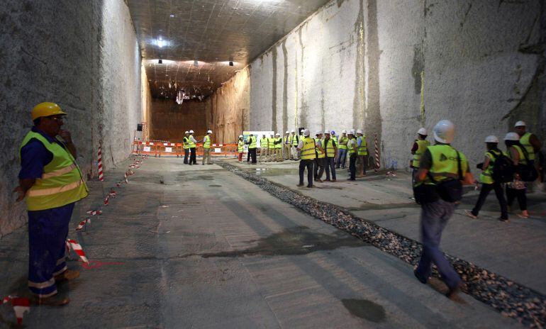 Obras del túnel del Pinar de Antequera