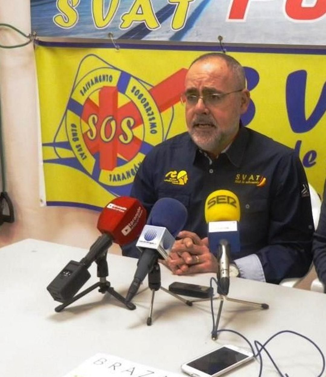 Jose Antonio García, presidente del Club de Salvamento y Socorrismo de Tarancón