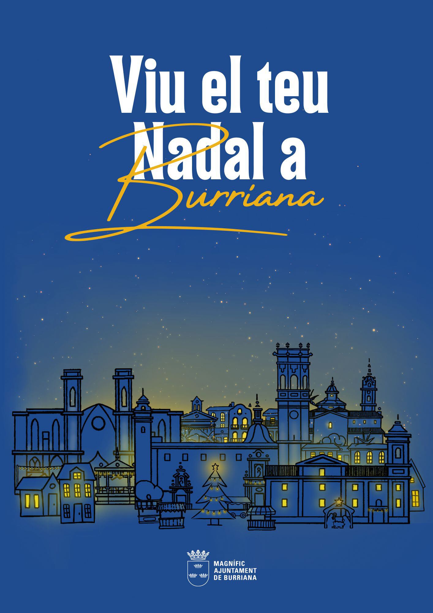 Cartel de Navidad de Burriana