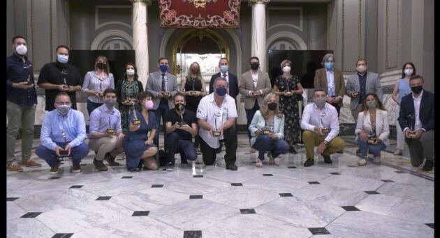 Galardonados en la 5ª Edición de los Premios de Periodismo de la Policía Local de València