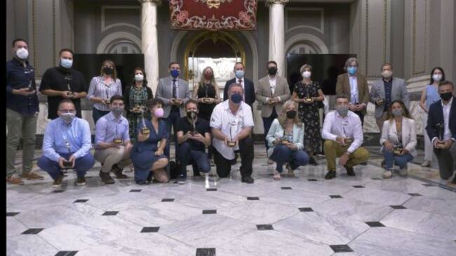 Galardonados en la 5ª Edición de los Premios de Periodismo de la Policía Local de València