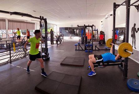 Instalaciones del Gimnasio en el Polideportivo Municipal